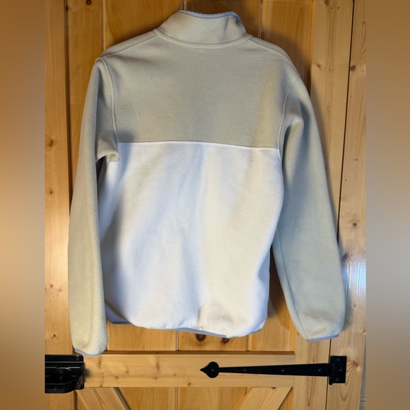Patagonia Lightweight Synchilla Cream Tan Snap T Pullover Fleece Women’s Size M - Picture 4 of 11